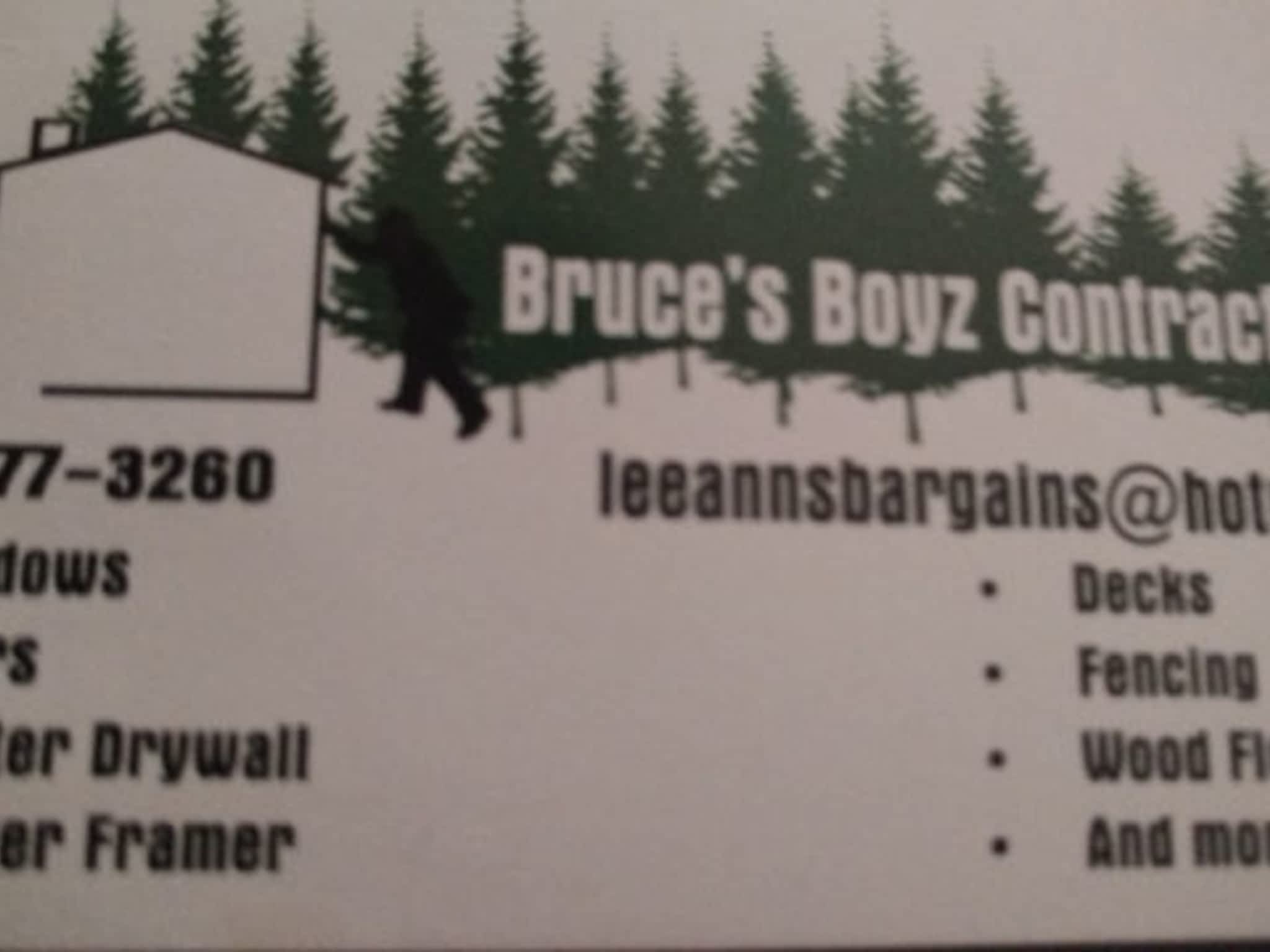 photo Bruce's Boyz Contracting