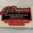 G Dupont Stone Slinger Service - Logo
