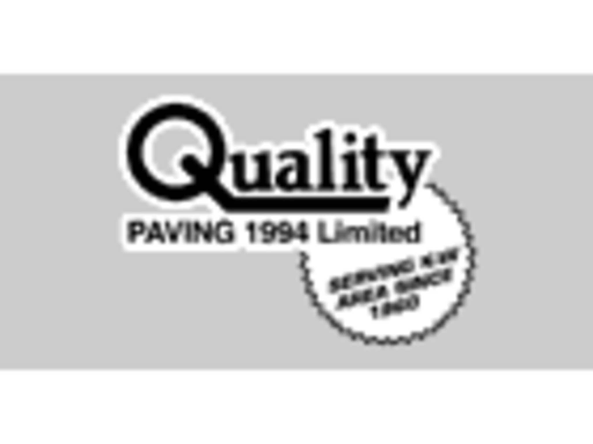 photo Quality Paving 1994 Limited