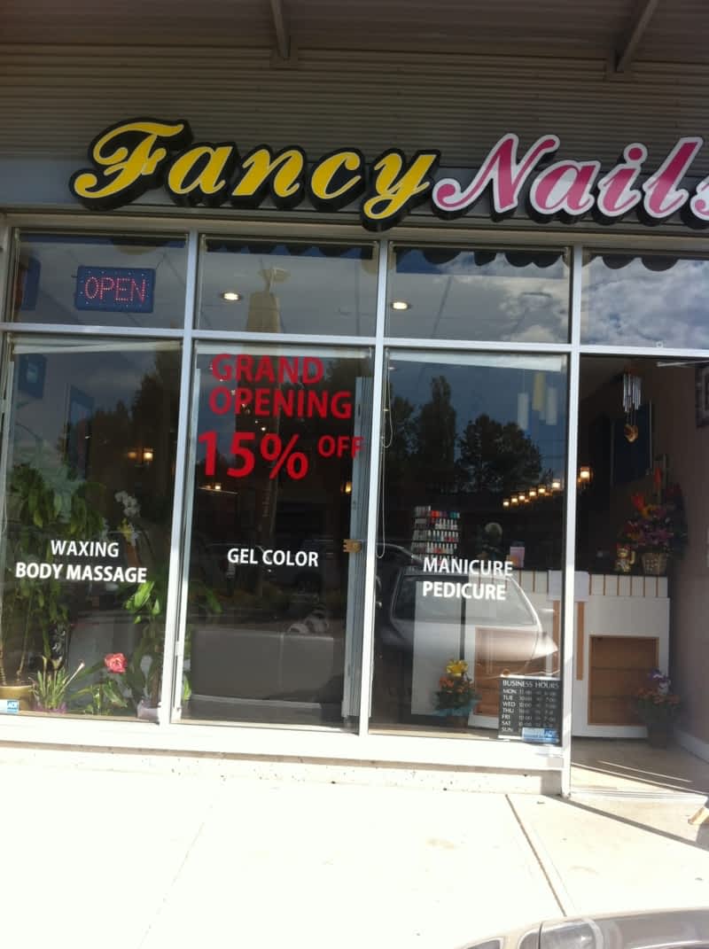 Fancy Nails - Opening Hours - 120-7529 Market Cross, Burnaby, BC