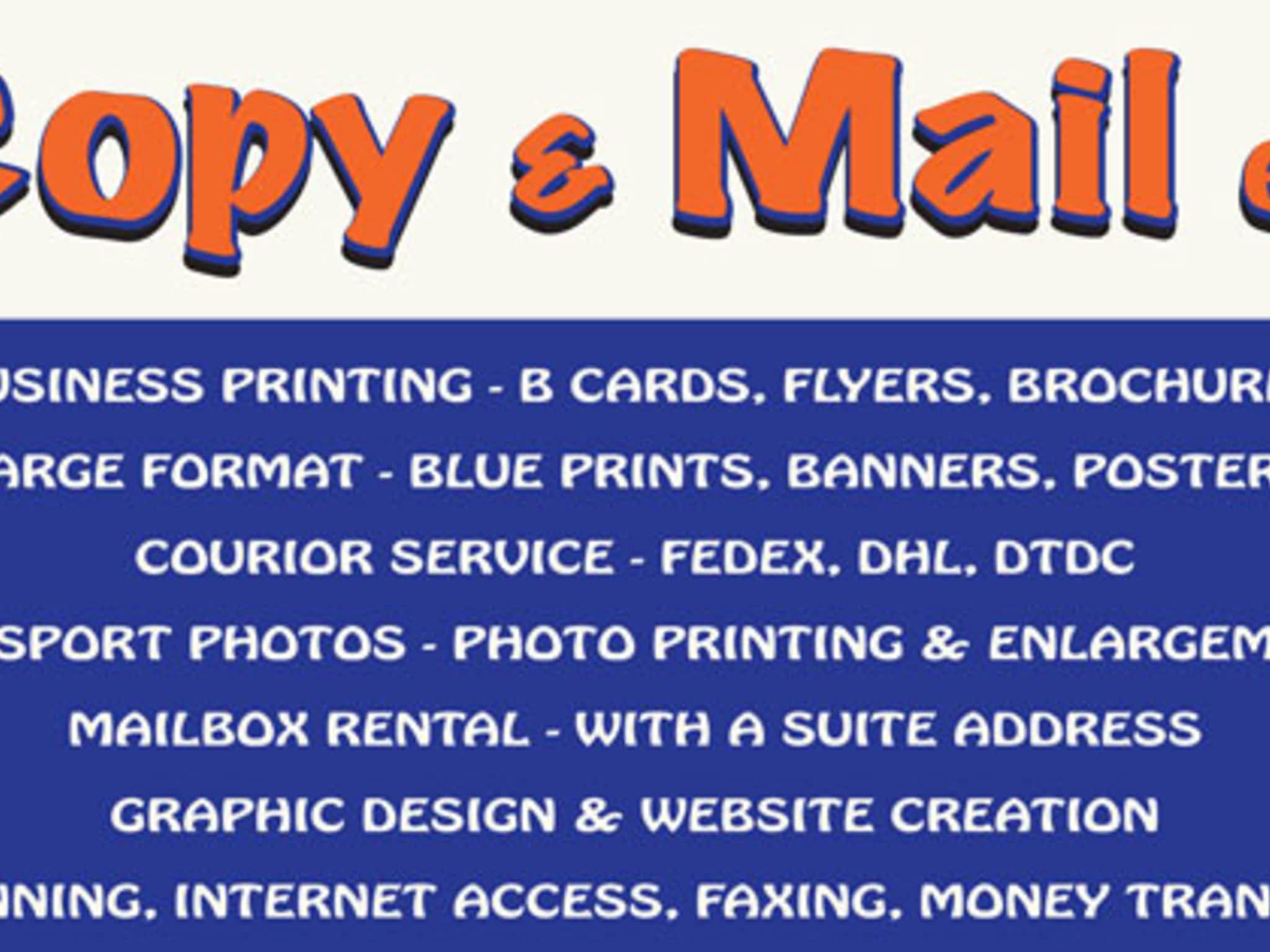 photo Copy And Mail Etc