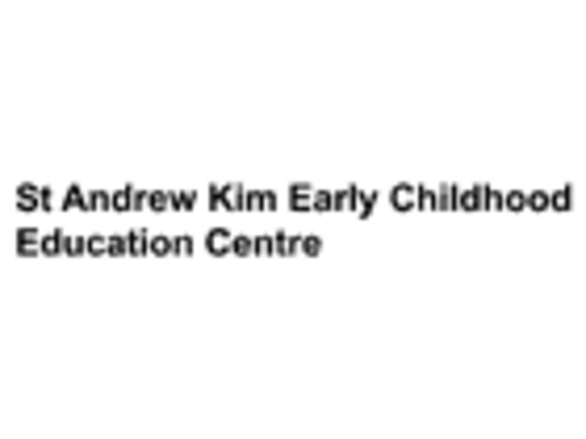 photo St Andrew Kim Early Childhood Education Centre