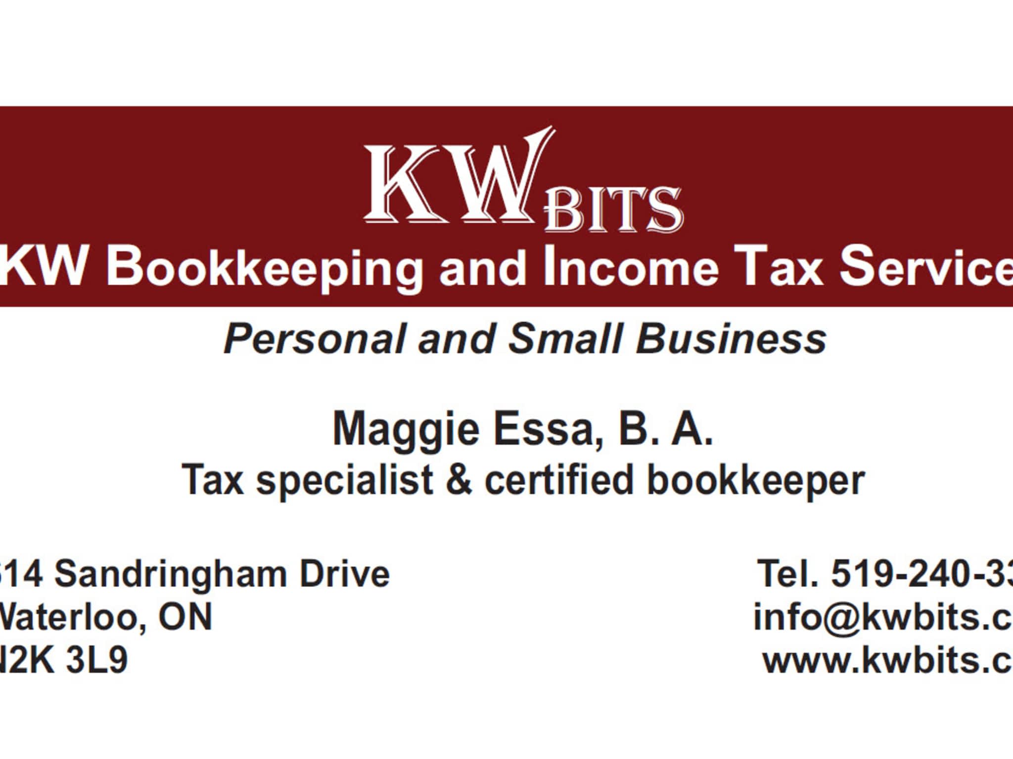 photo KW Bookkeeping & Income Tax Services (KW BITS)