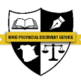 Hood Provincial Document Service - Shérifs