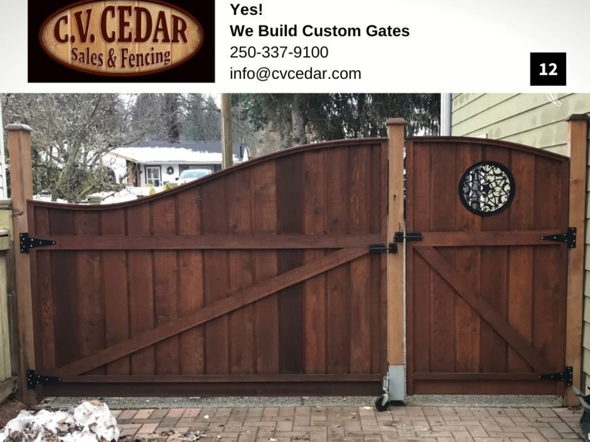 photo C.V. Cedar Sales & Fencing Ltd