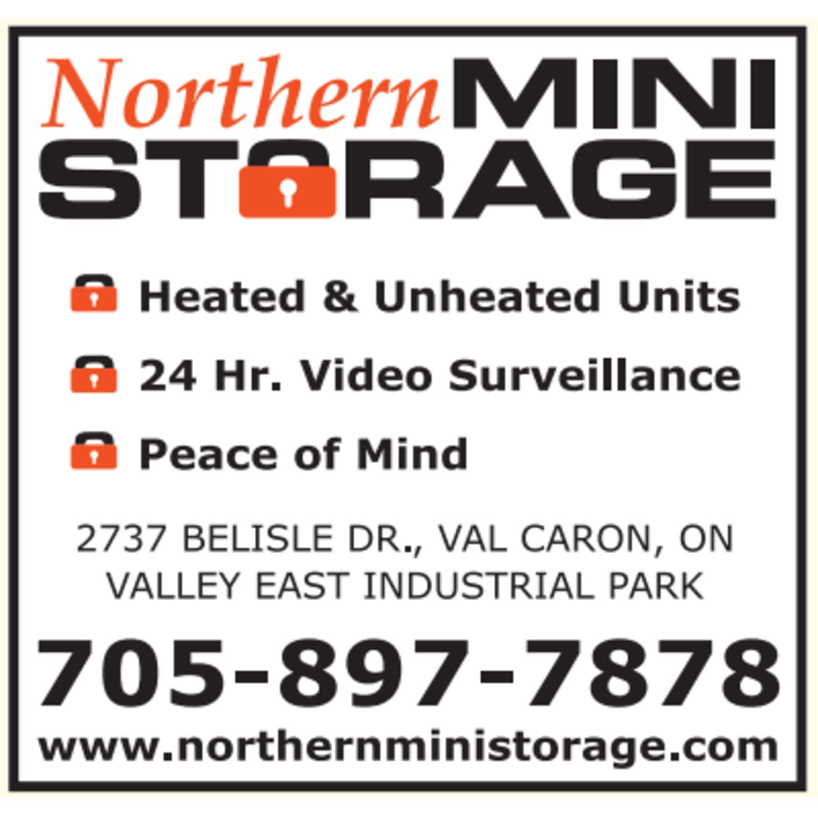 Northern Mini Storage SOAP Media Inc