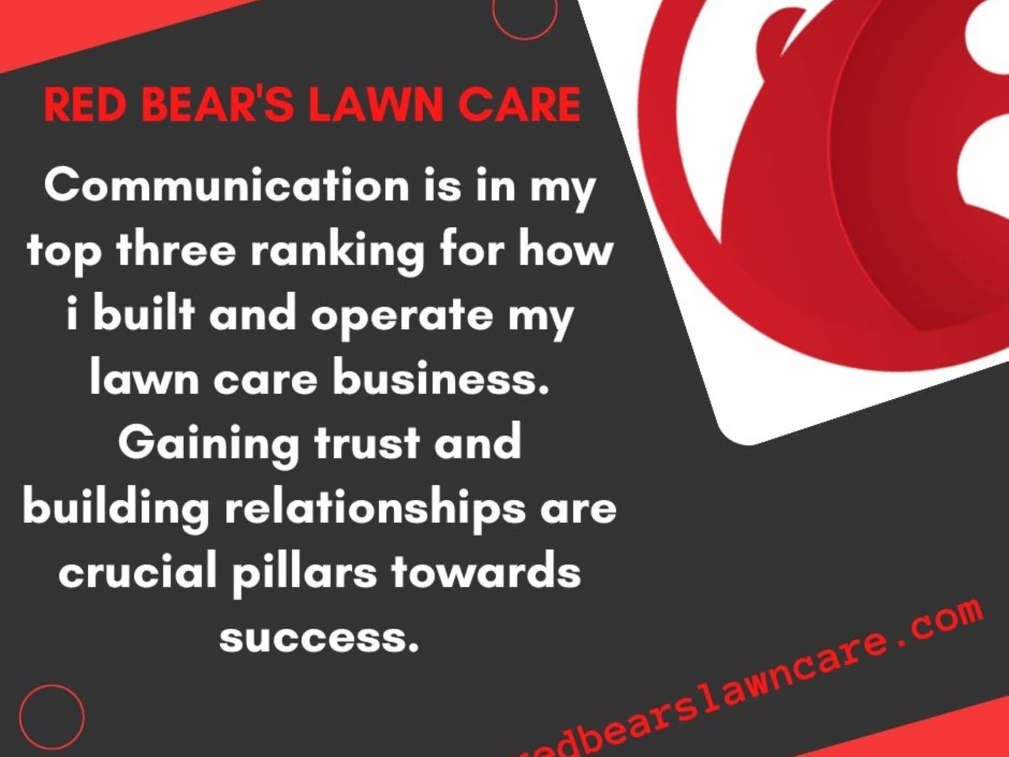 photo Red Bear Lawn Care