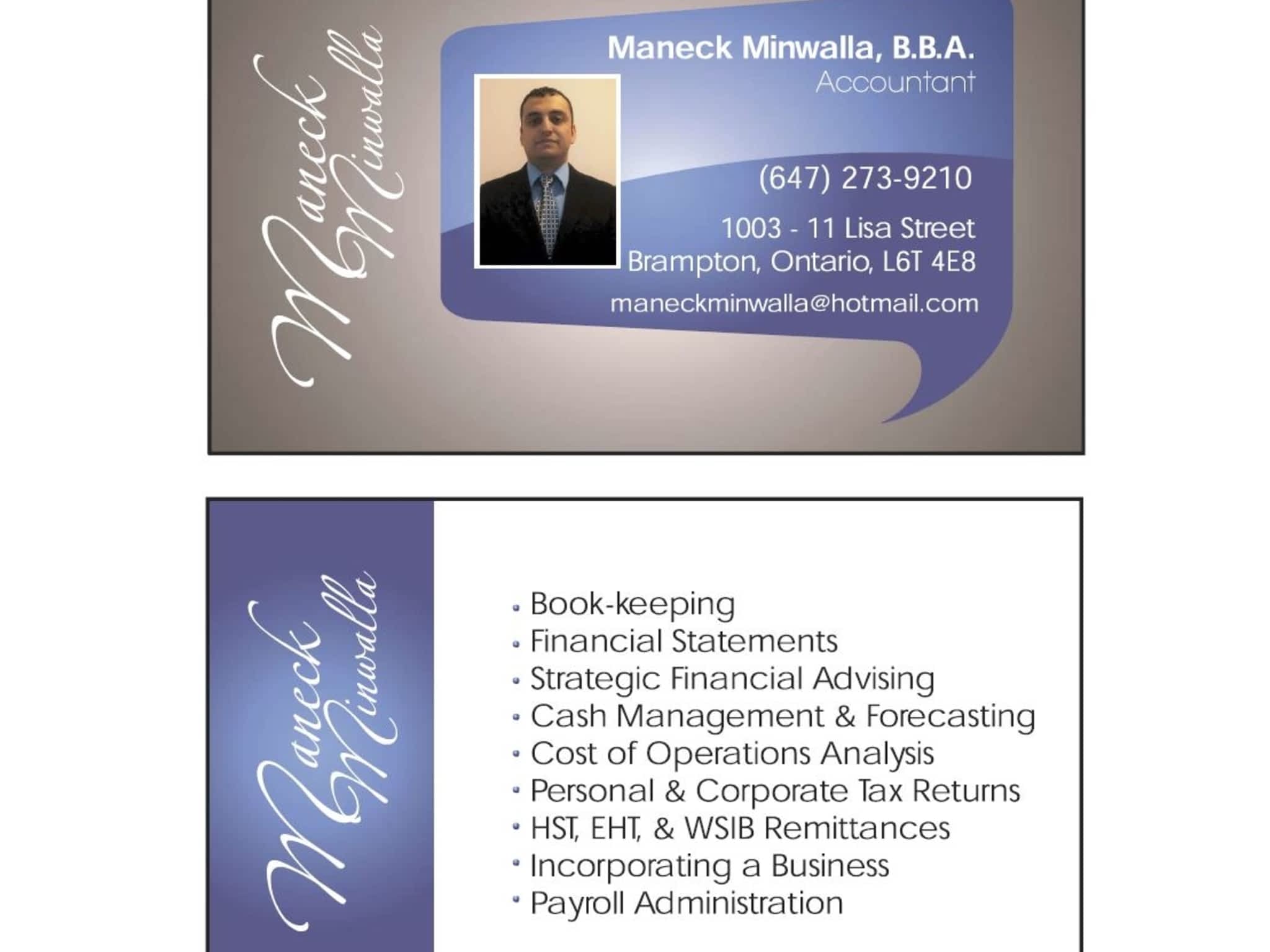 photo Minwalla Accounting Services