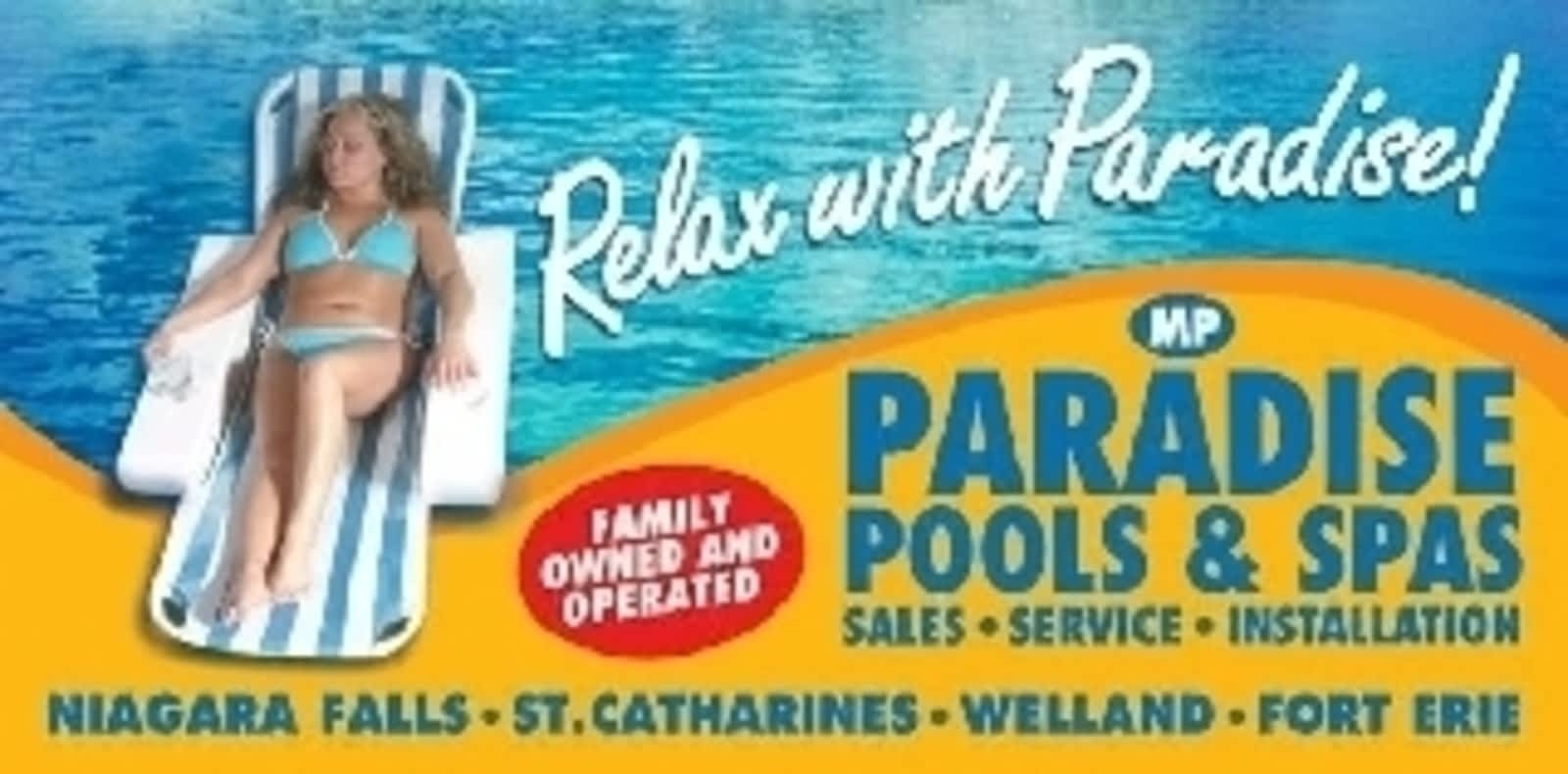 Mp Paradise Pools And Spas 554 Thorold Rd Welland On