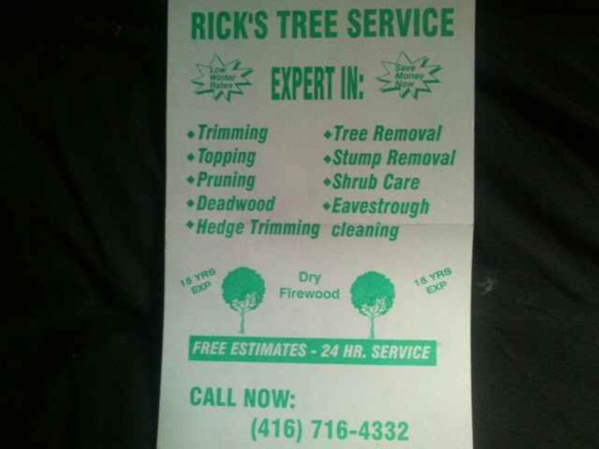 photo Rick's Tree Service