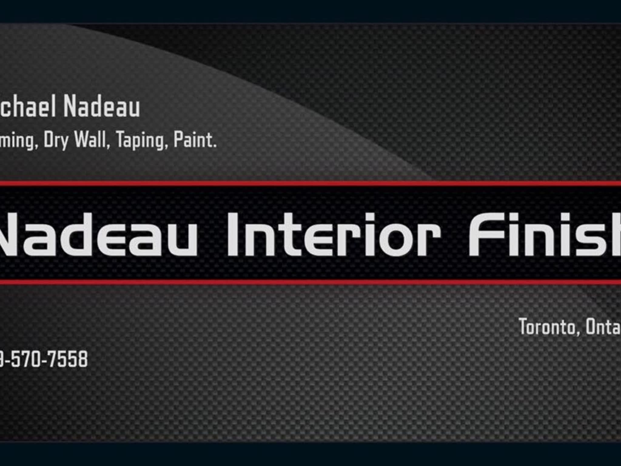 photo Nadeau Interior Finish