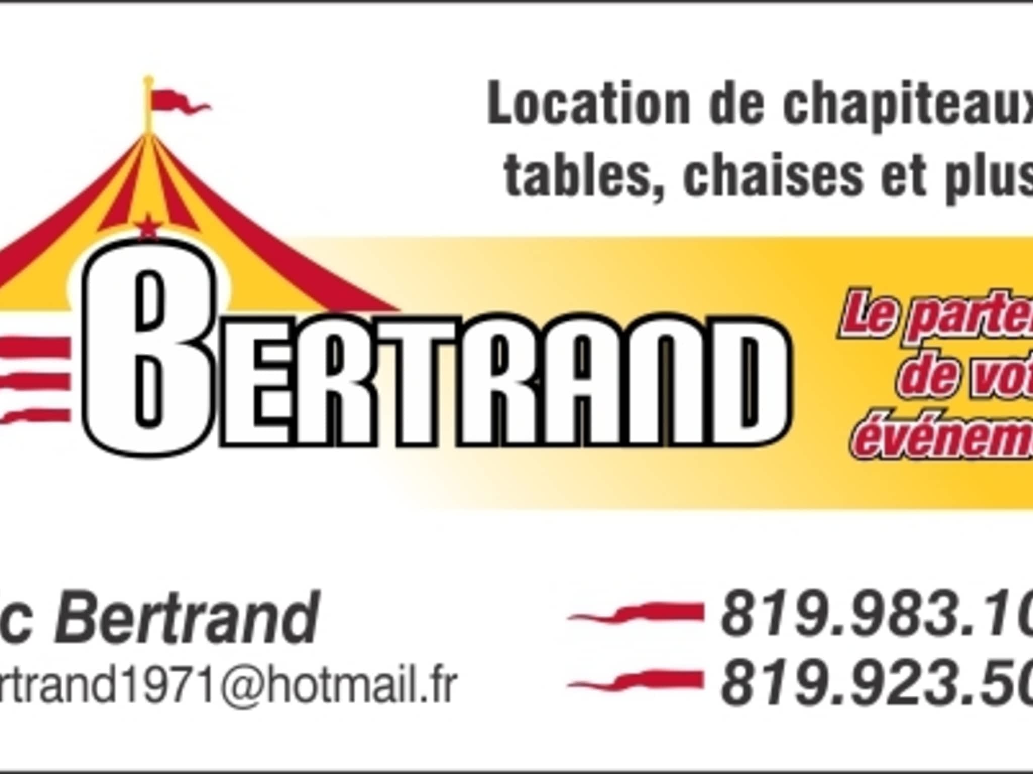 photo Bertrand Location De Chapiteaux