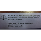 Achille Kabongo Law Office - Notaires publics