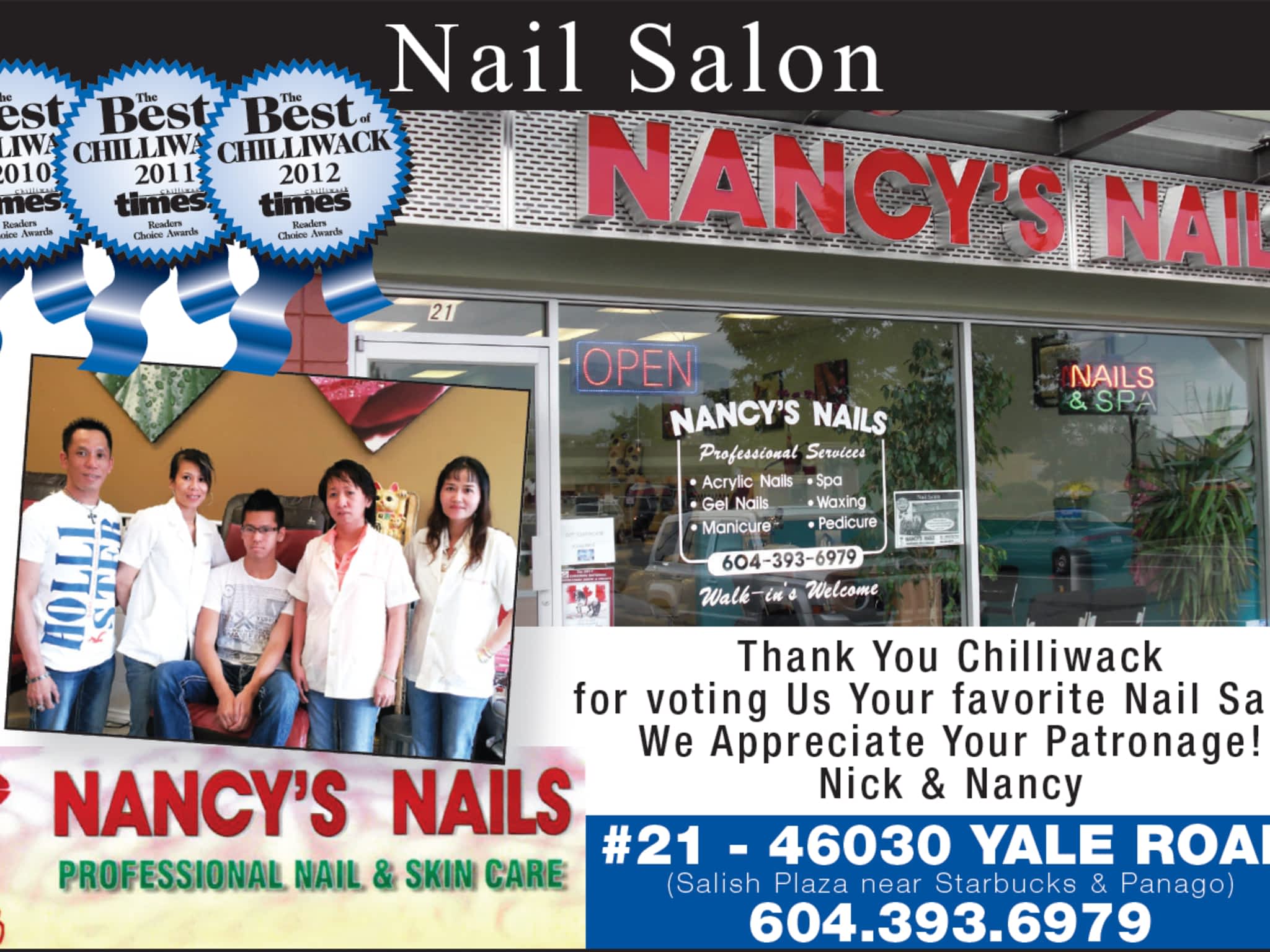 Nancy's Nails Chilliwack, BC 2146030 Yale Rd Canpages