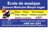 Voir le profil de Ecole De Musique Nuances Musicales Maryse Gagné - L'Épiphanie