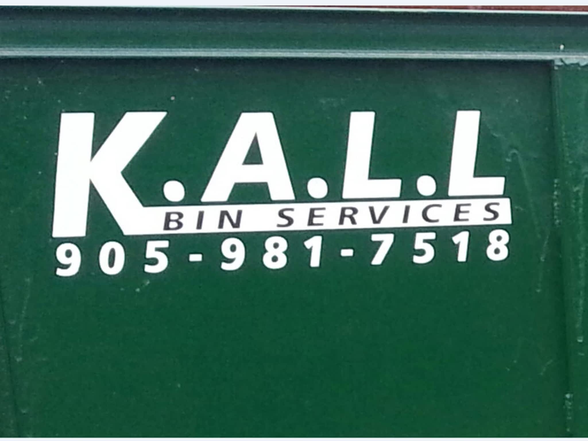 photo K.A.L.L Bin Services Inc