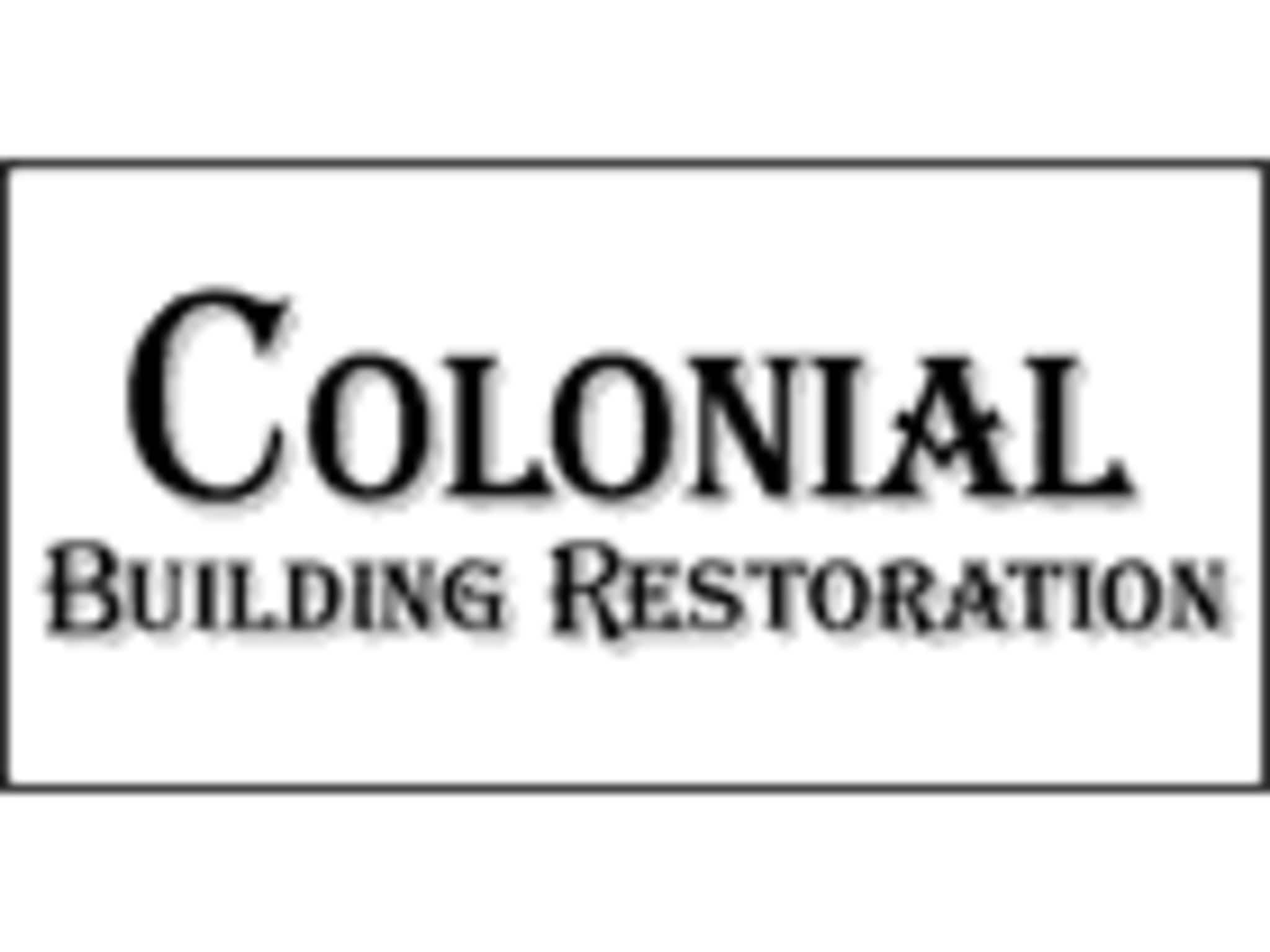 photo Colonial Building Restoration