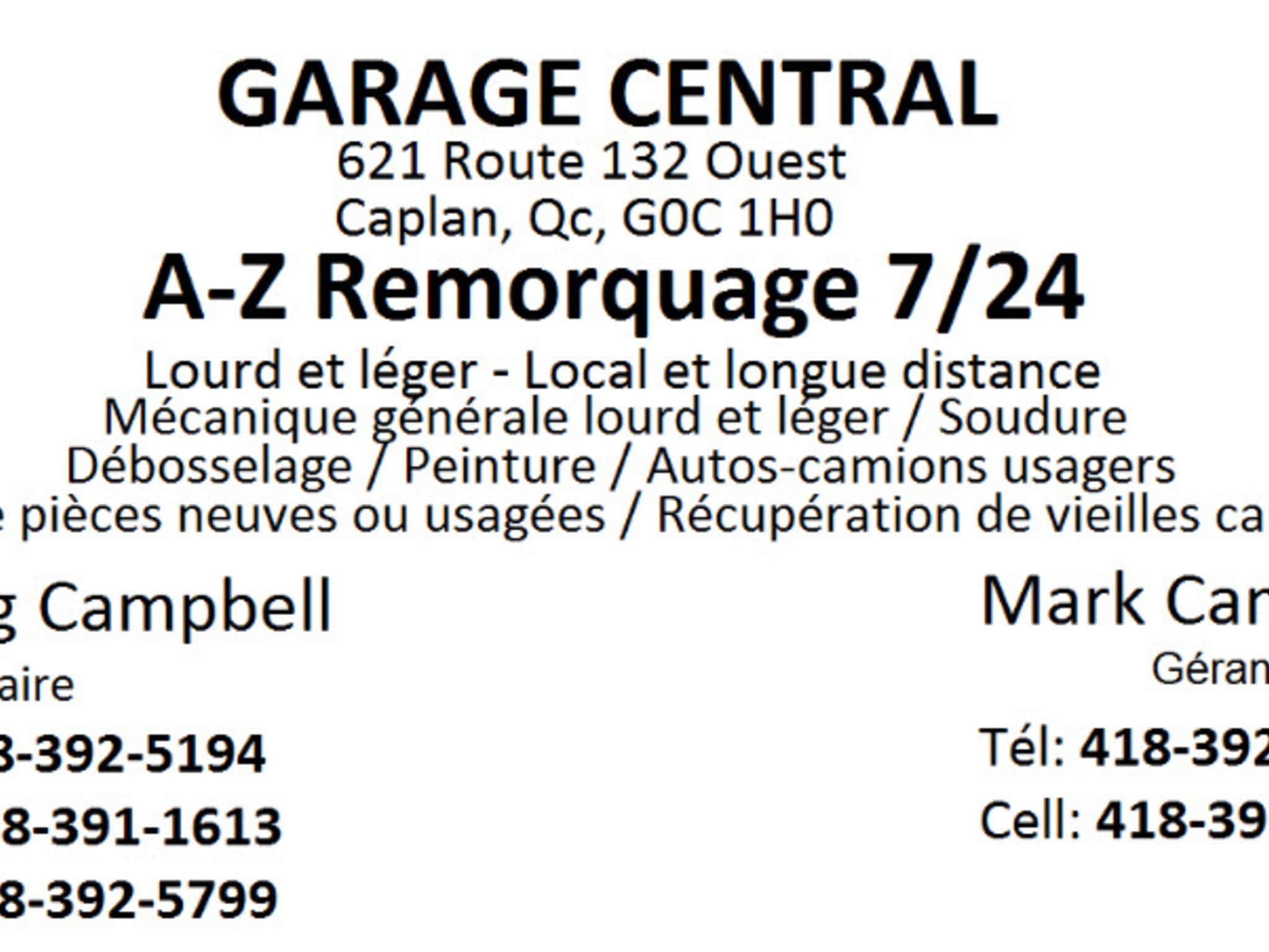 photo Garage Central