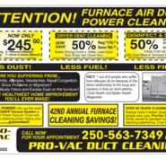 Pro vac deals duct cleaning