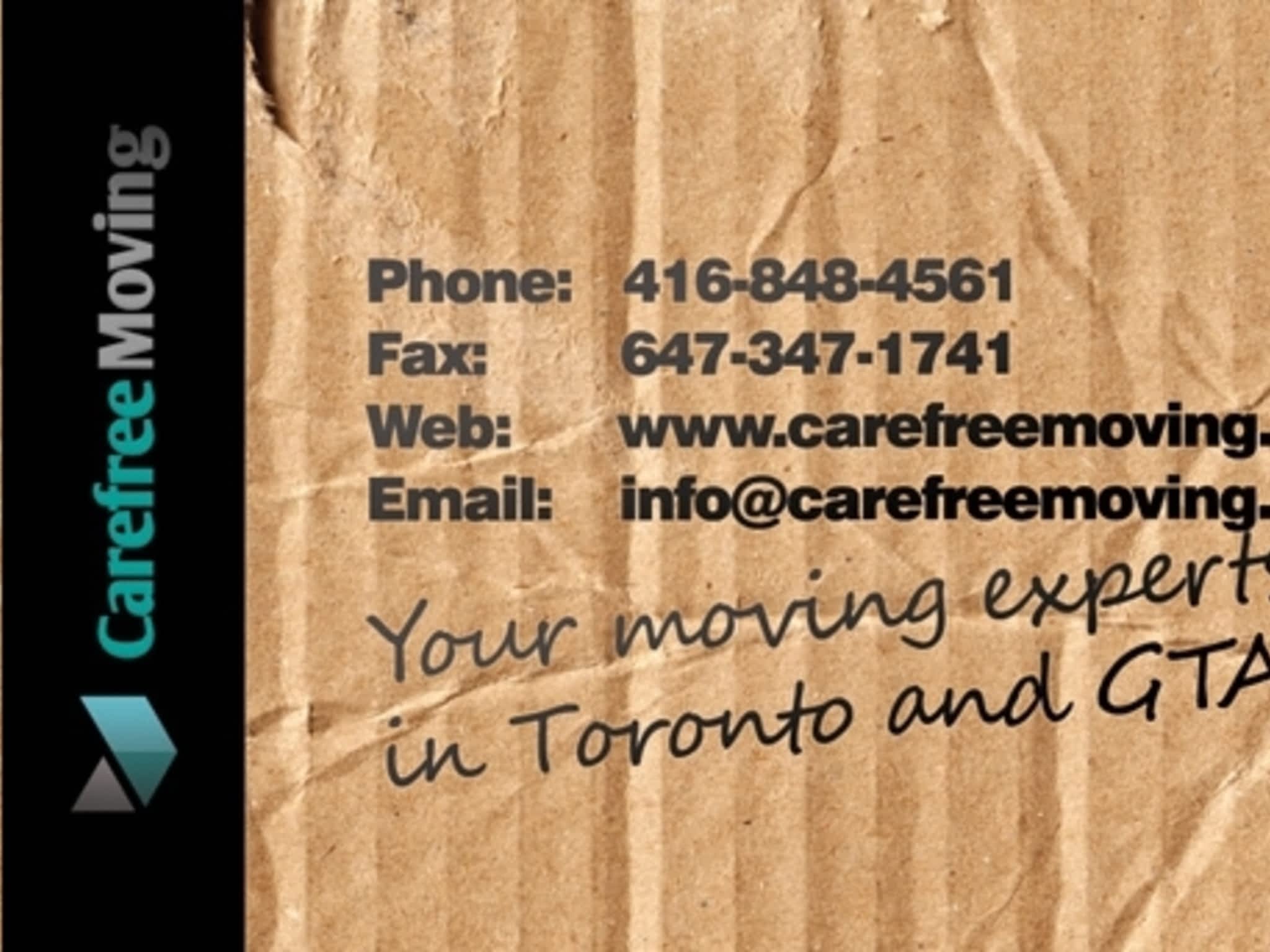 photo Movers Toronto - Carefree Moving Company Toronto