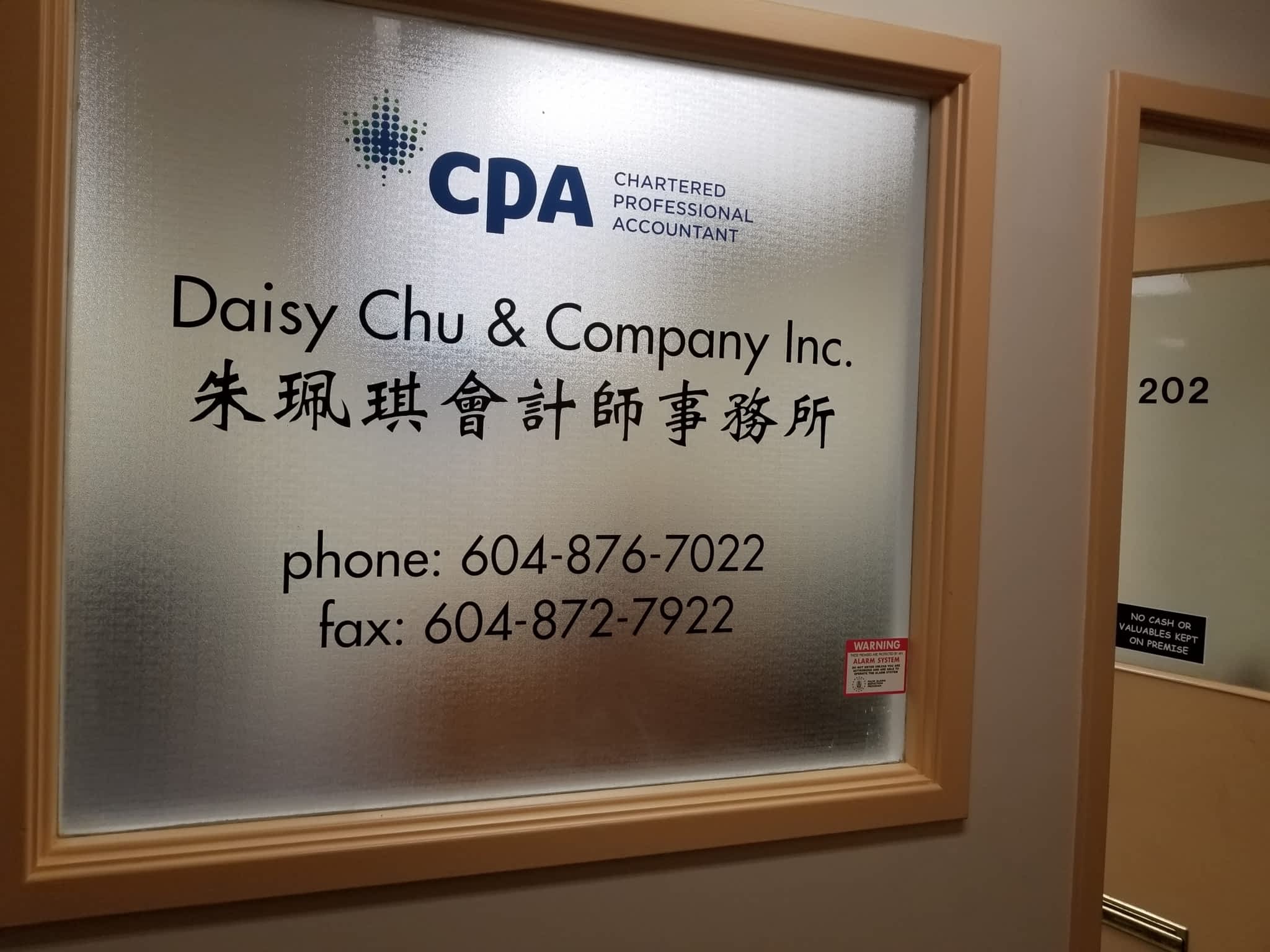 photo Daisy Chu & Company Inc