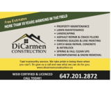 View Dicarmen Construction Inc.’s Downsview profile