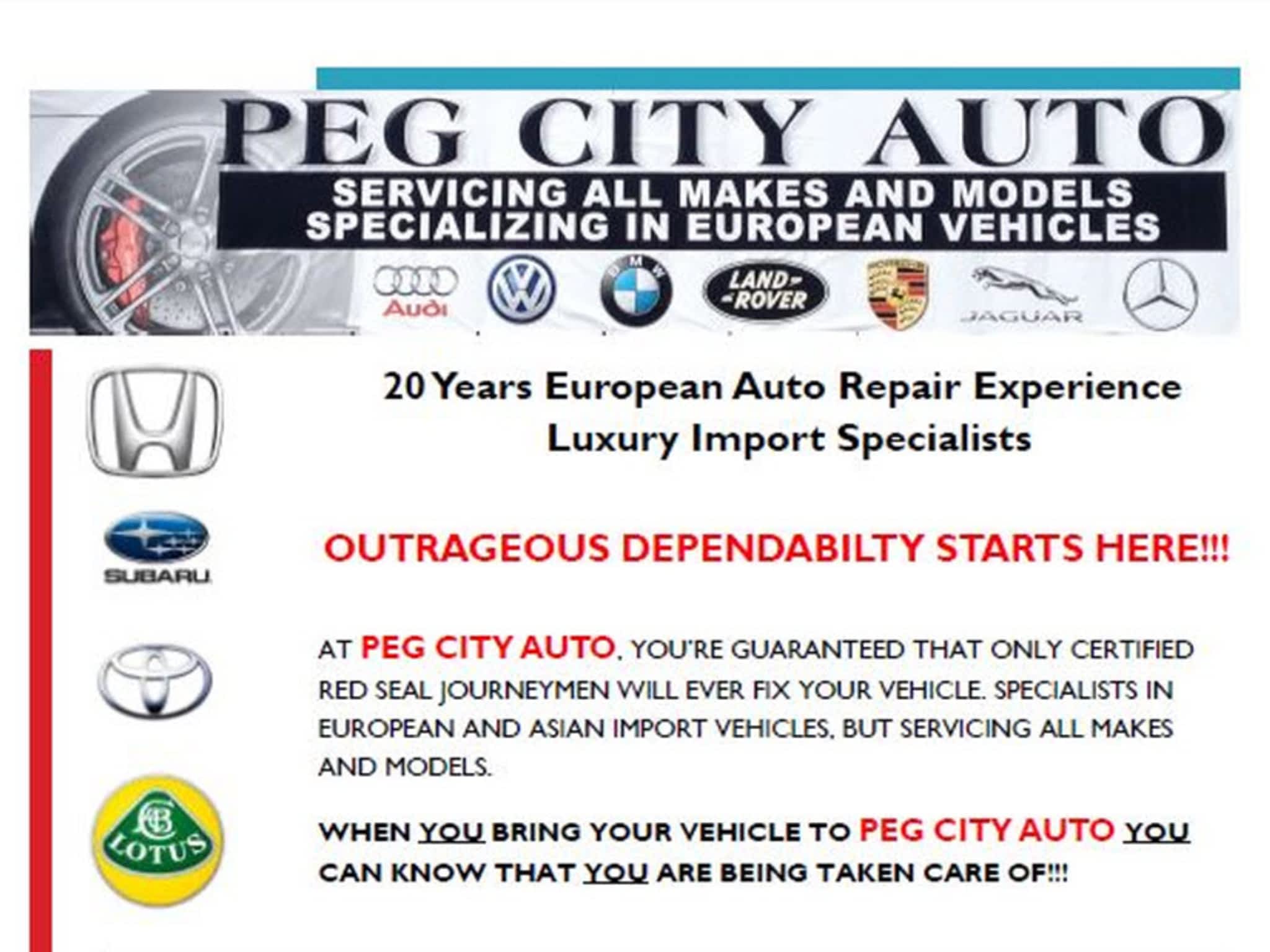 photo Peg City Auto Center