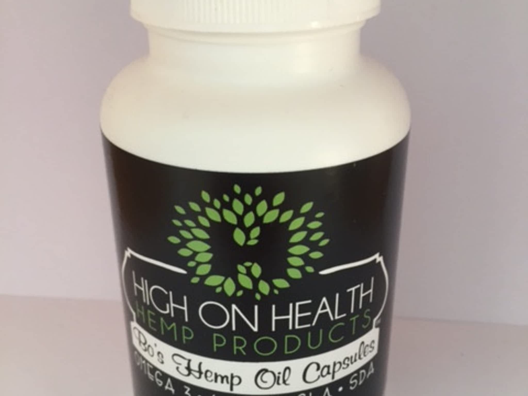 photo High On Health Hemp Products