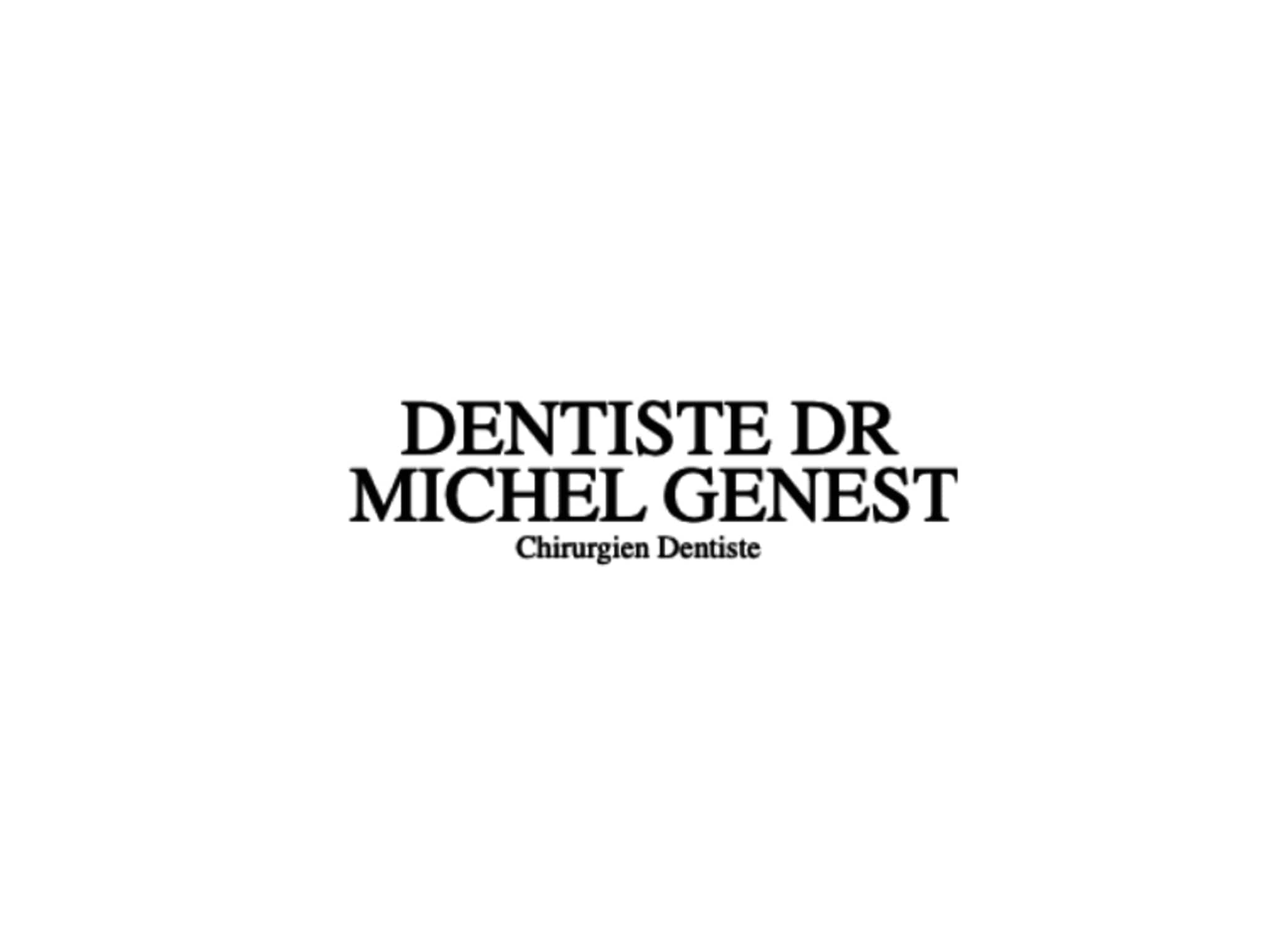 photo Dentiste Dr. Michel Genest