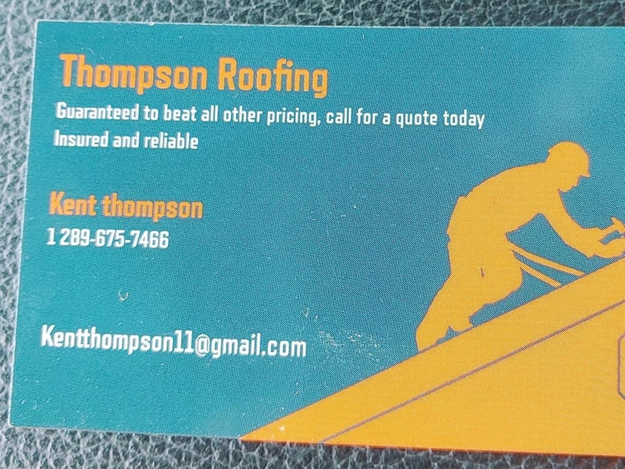 photo Thompson Roofing