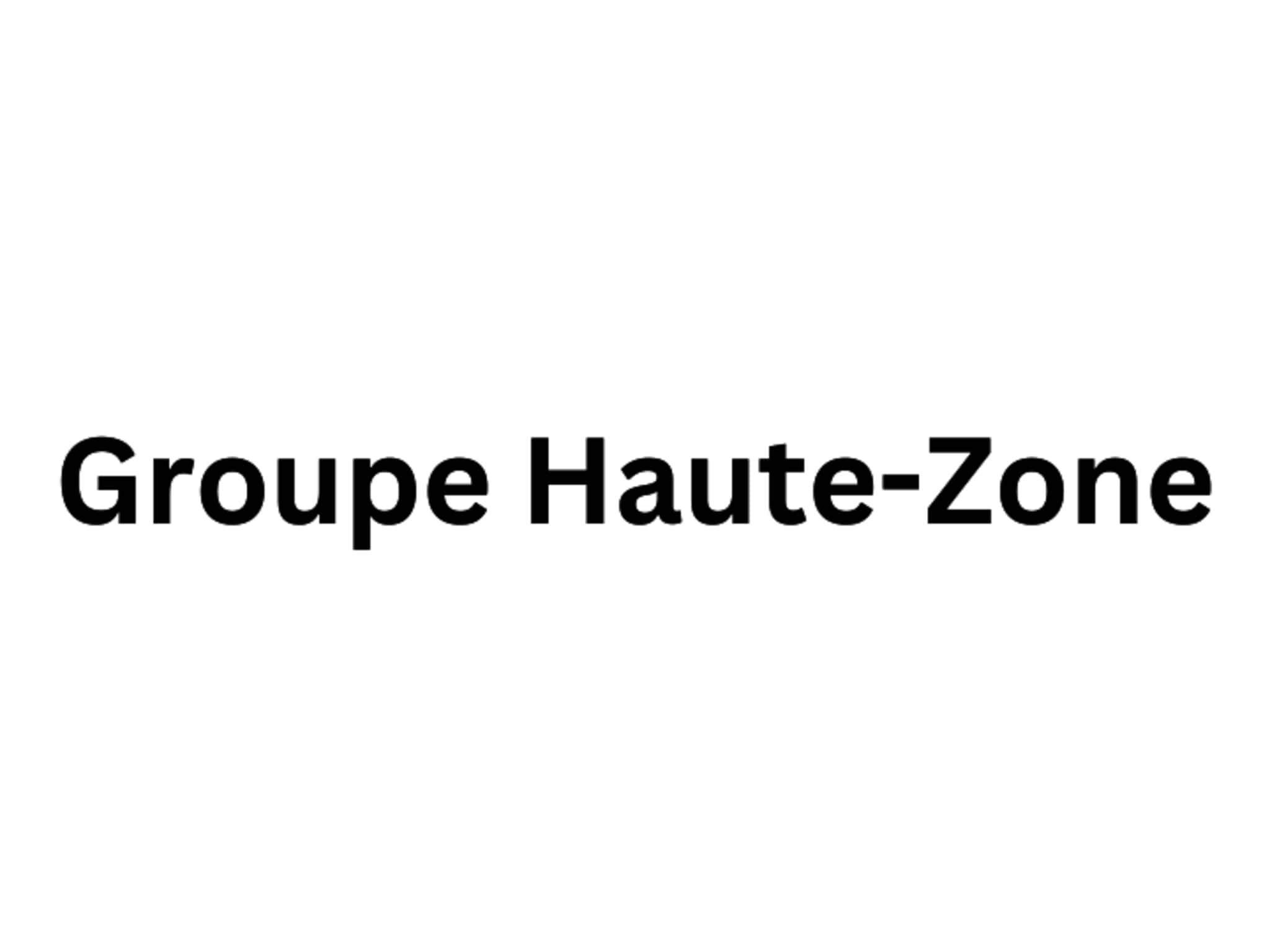 photo Groupe Haute Zone