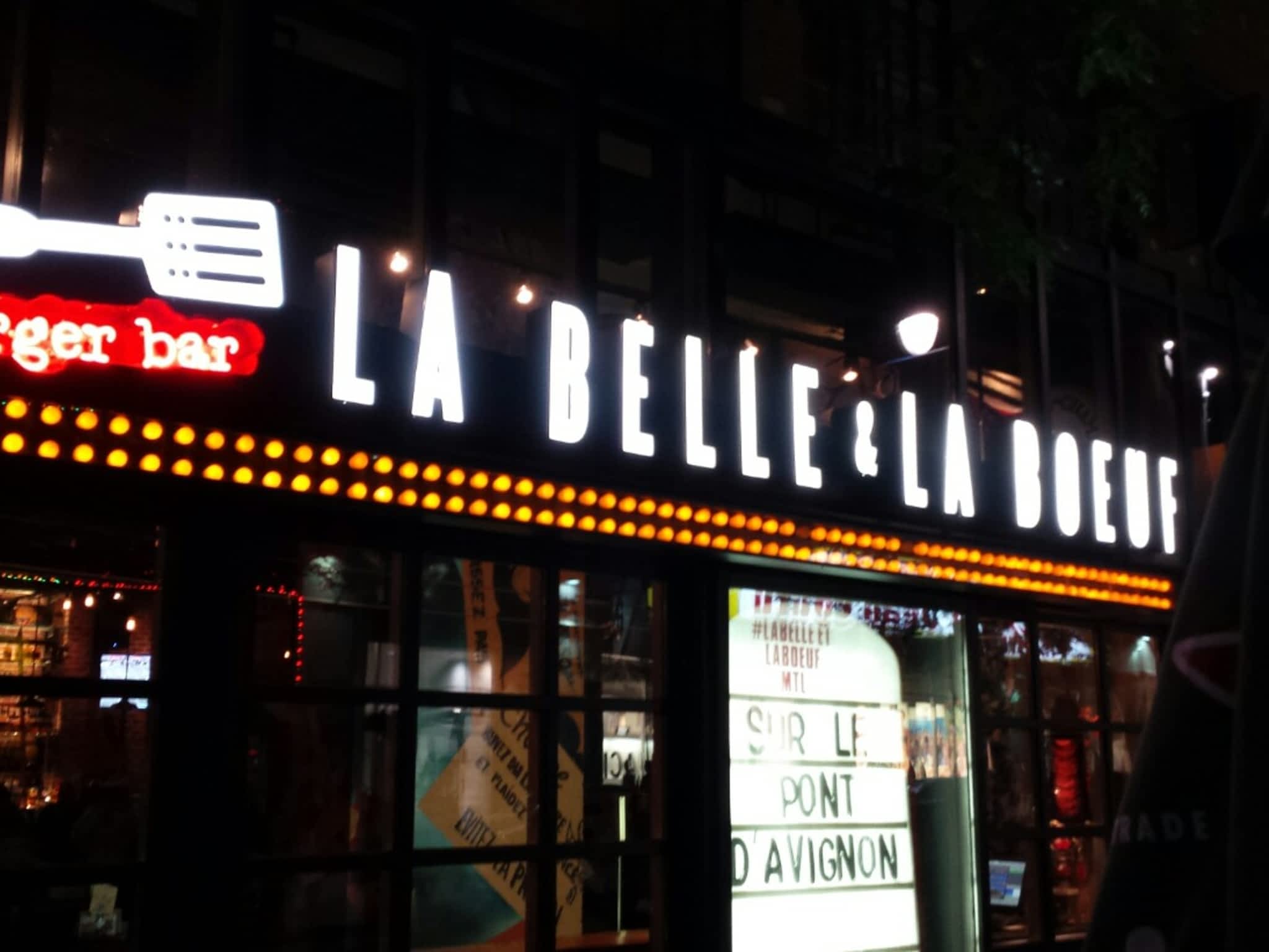 photo La Belle & La Boeuf - Burger Bar - Montréal - Sainte-Catherine O 18+