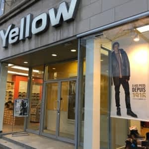 yellow magasin de chaussures