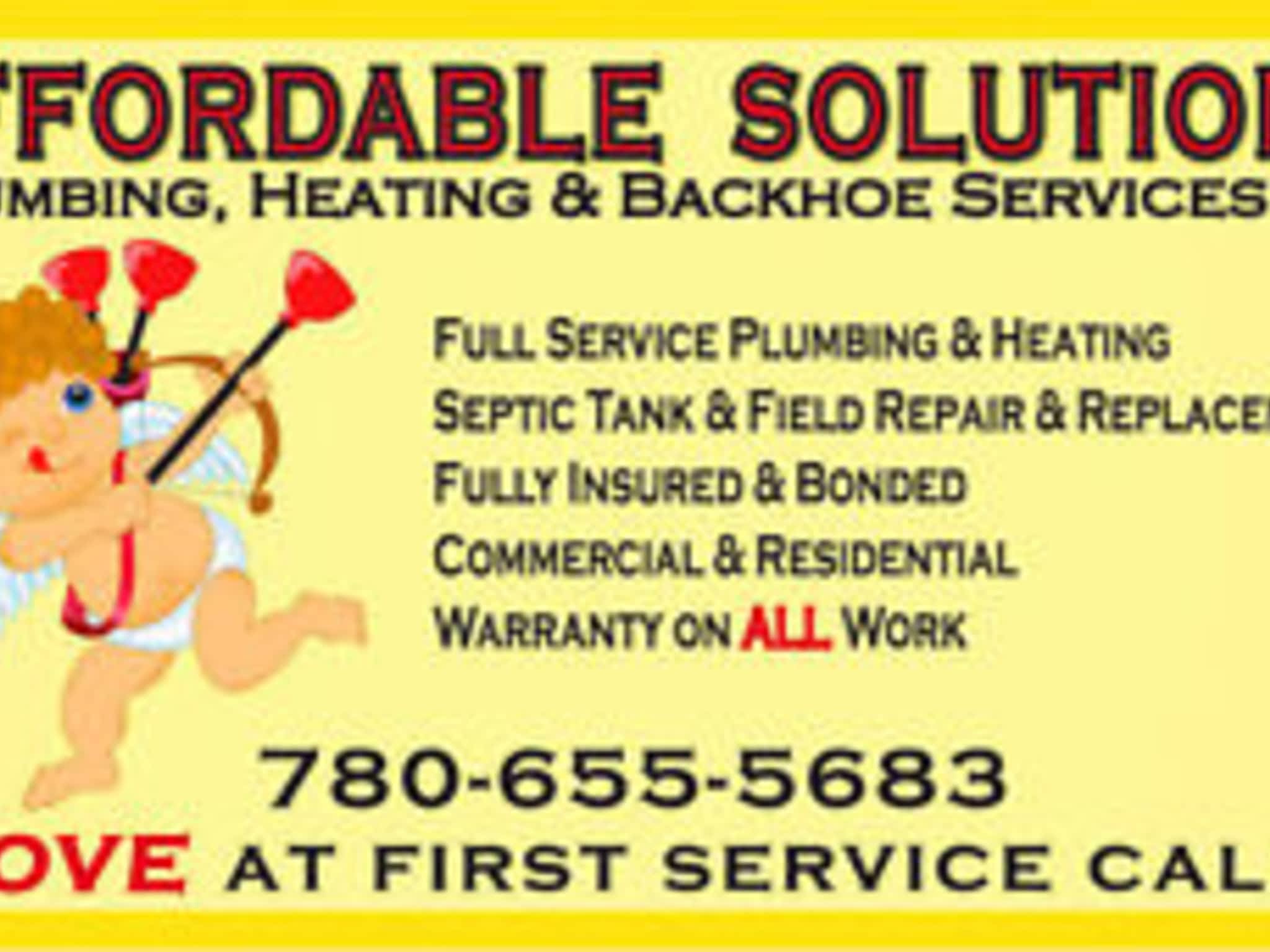 photo Affordable Solutions Plumbing Heating & Backhoe Services