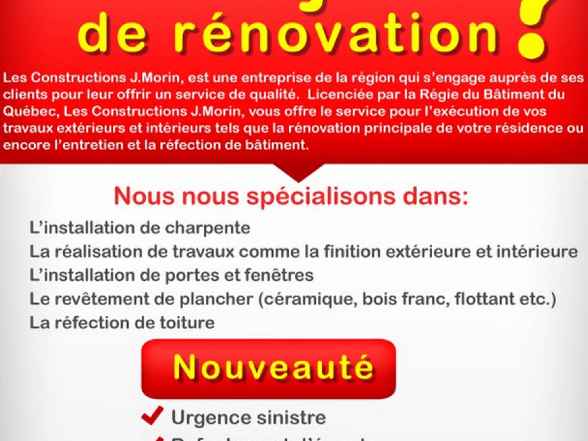 photo Les Constructions J.Morin