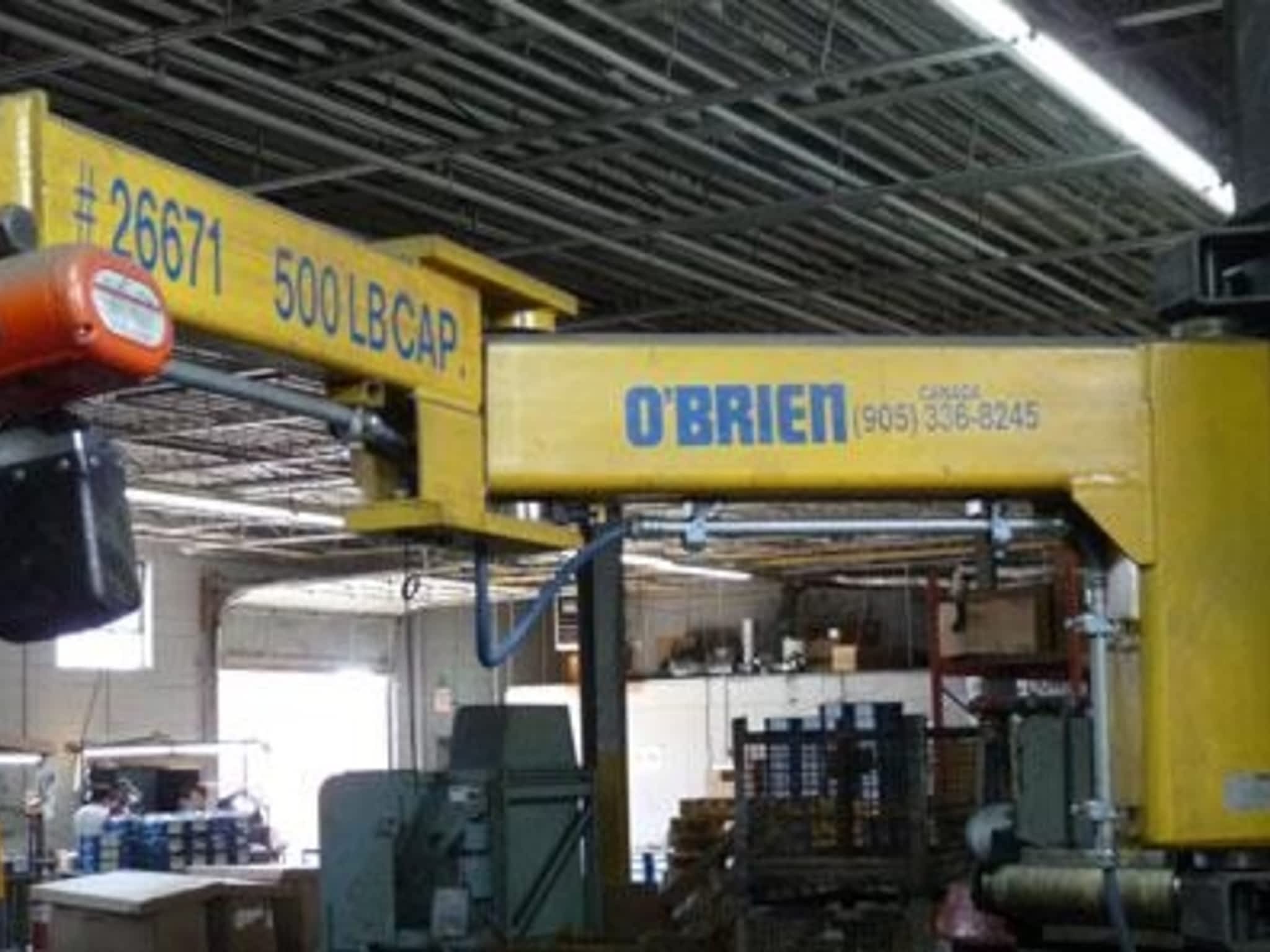 photo O'Brien Lifting Solutions Inc.