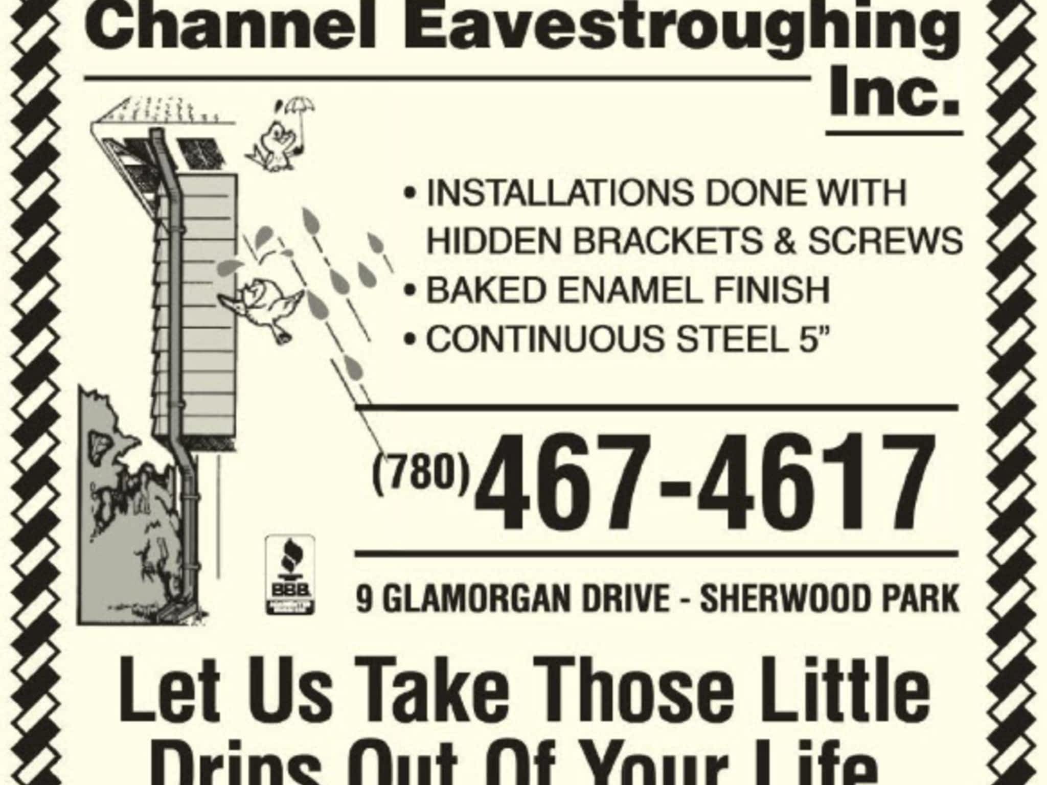 photo Channel Eavestroughing Inc