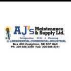 AJ's Maintenance & Supply Ltd - Entrepreneurs en climatisation