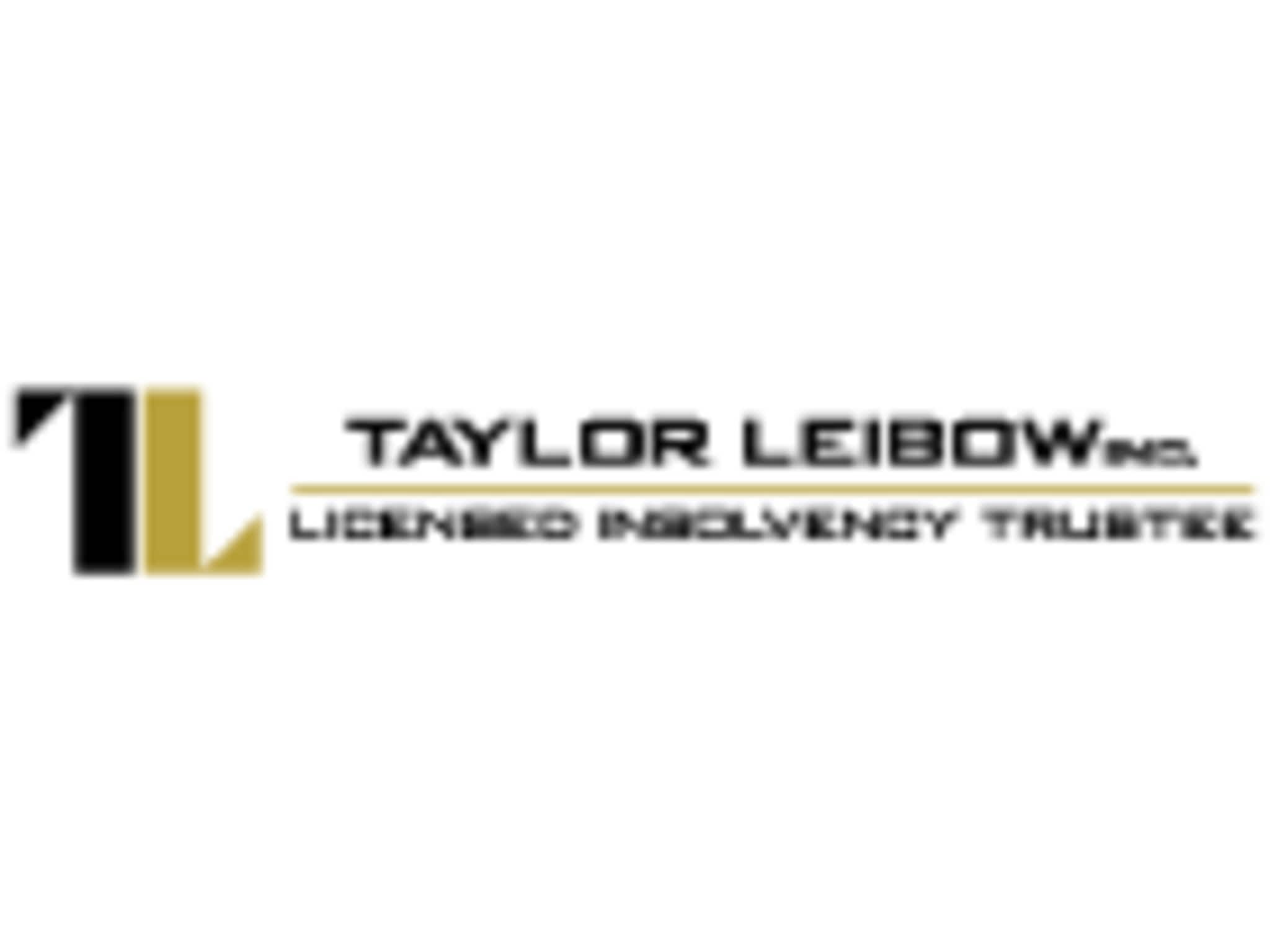 photo Taylor Leibow Inc Licensed Insolvency Trustee