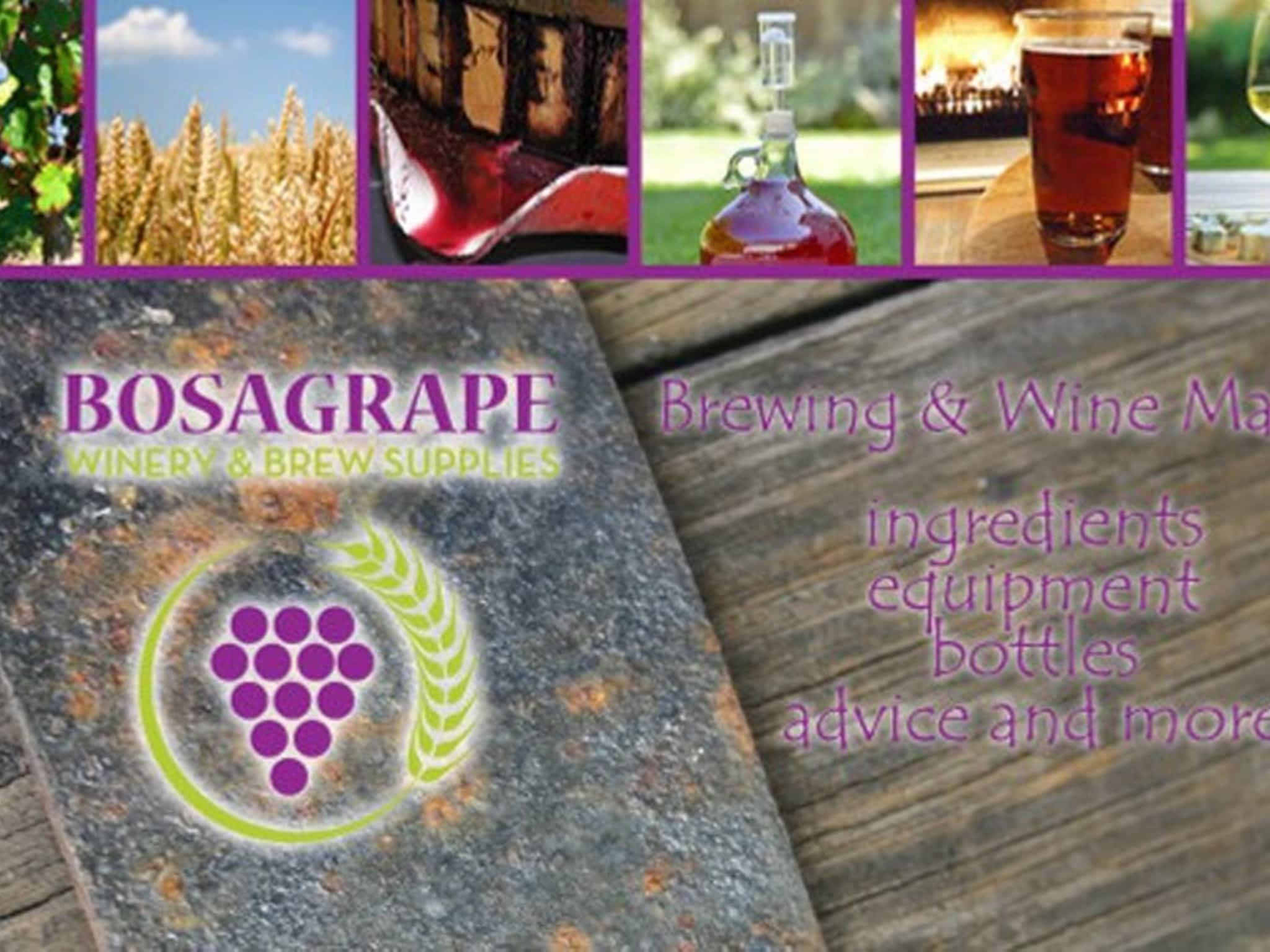 photo Bosagrape Winery & Brew Supplies Ltd