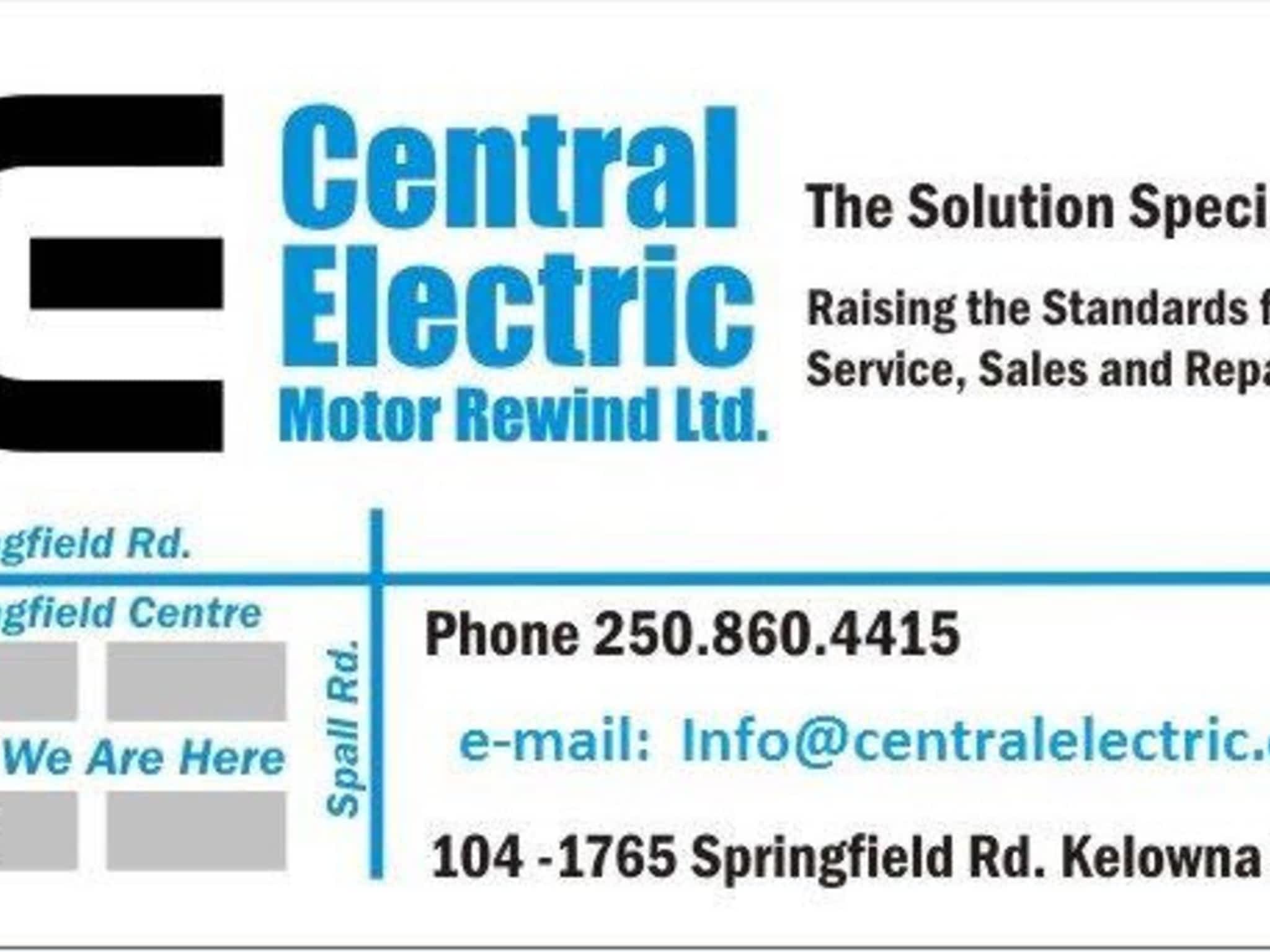 Central Electric Motor Rewind Ltd Kelowna, BC 1041765 Springfield