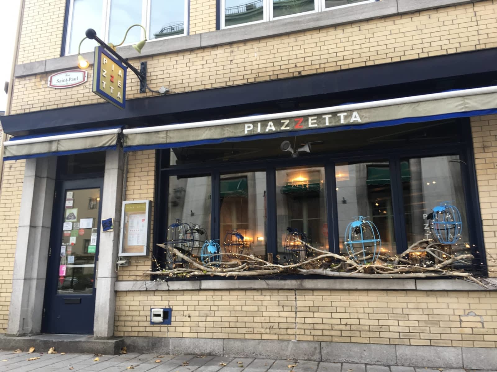 La Piazzetta - Horaire d'ouverture - 63, rue Saint-Paul, Québec, QC