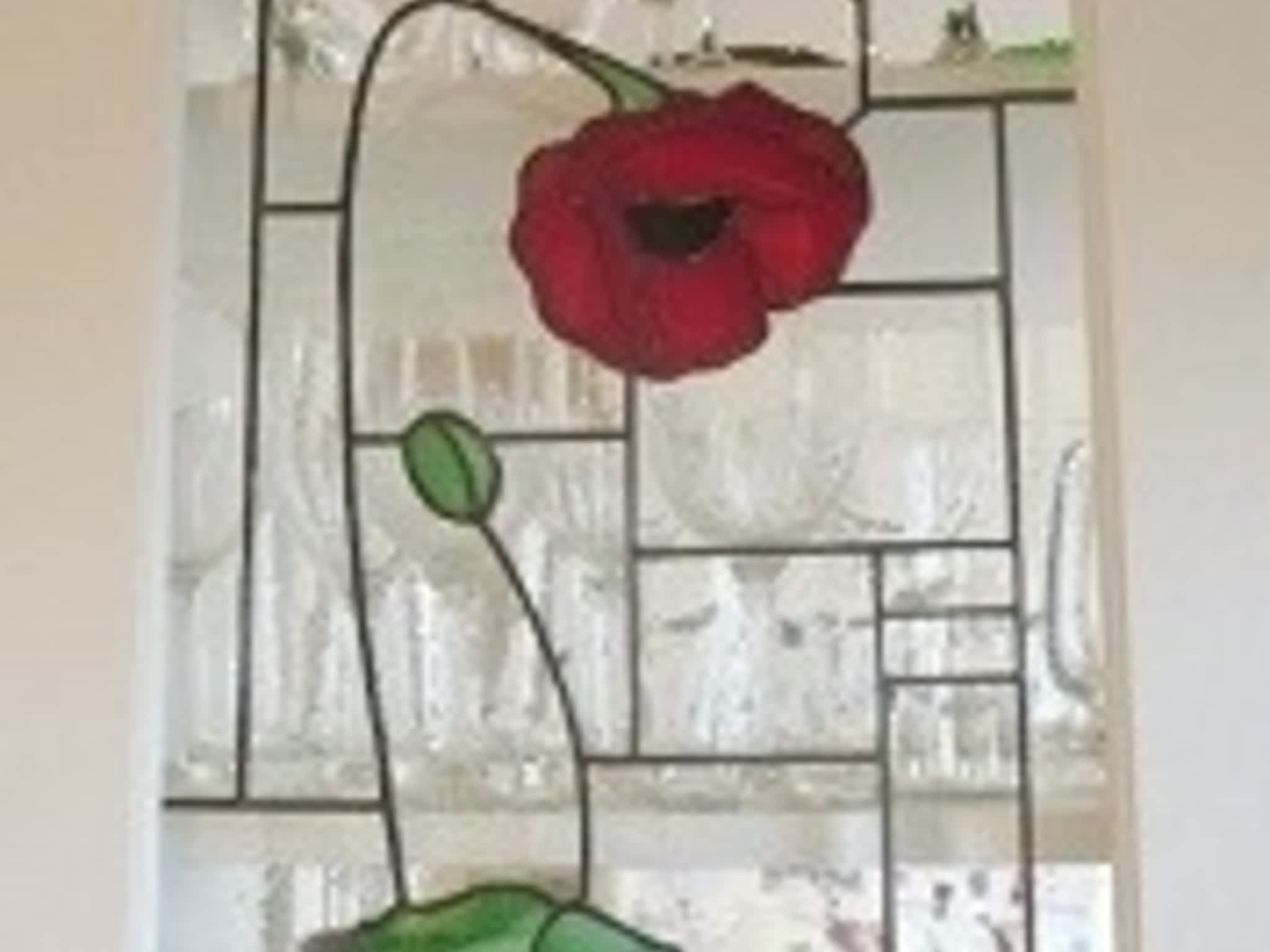 photo Jeanette Blackwell, Stained Glass Artisan