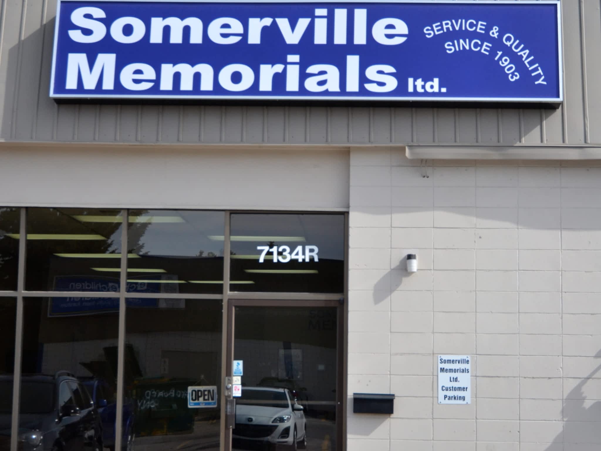 photo Somerville Memorials Ltd