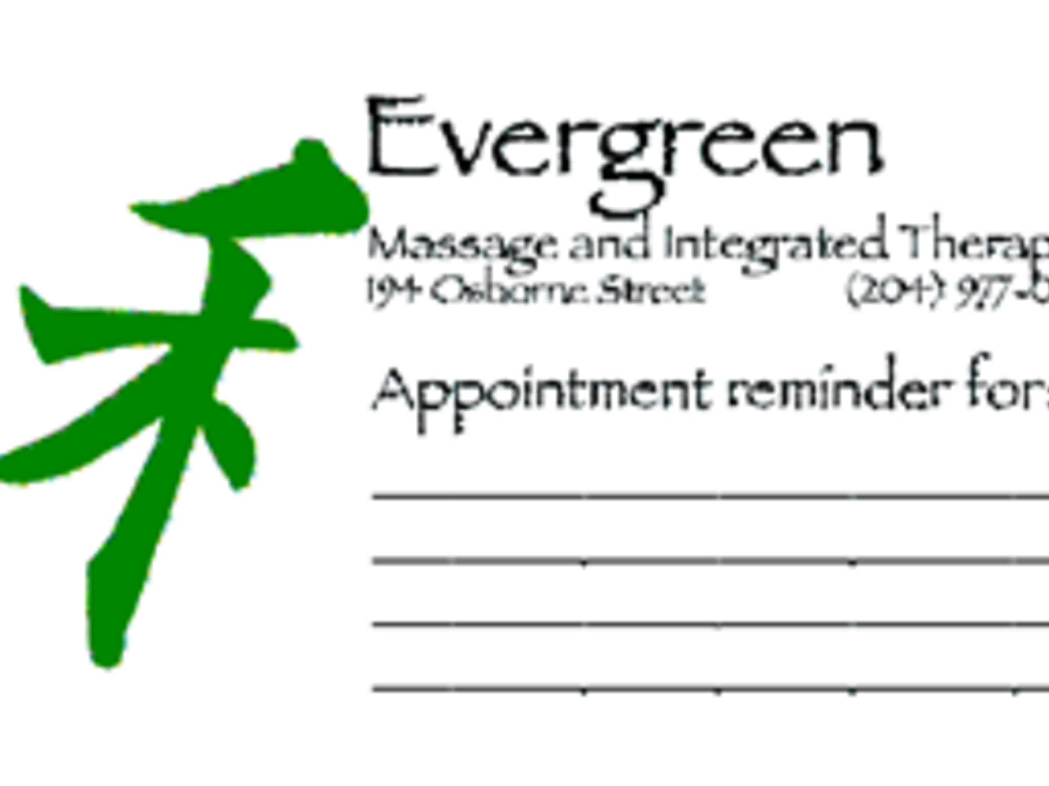 photo Evergreen Massage Therapy