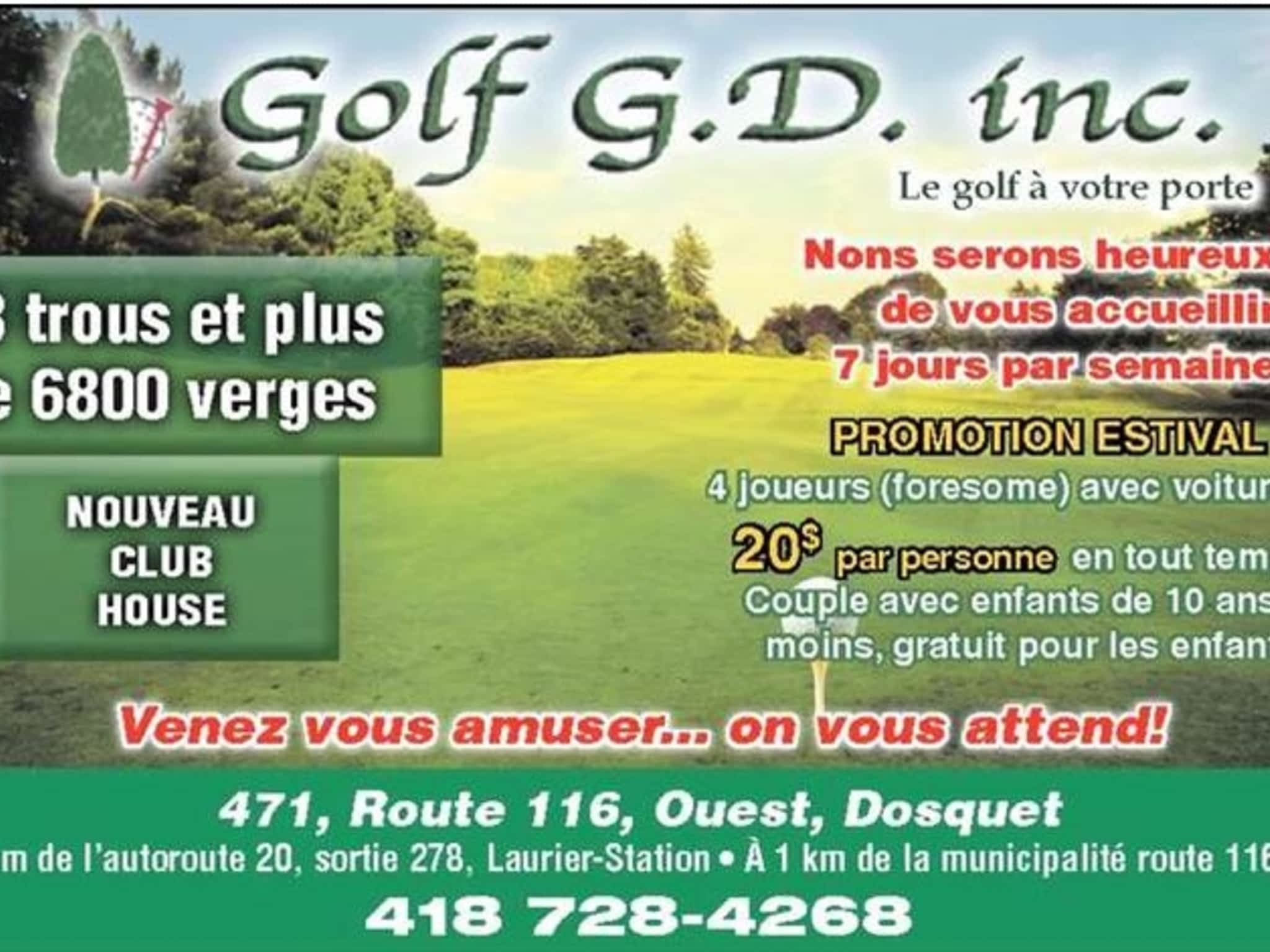photo Golf GD Inc