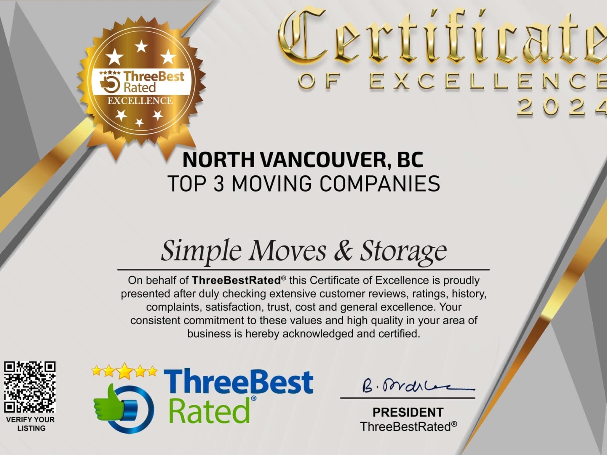 photo Simple Moves & Storage Movers Vancouver