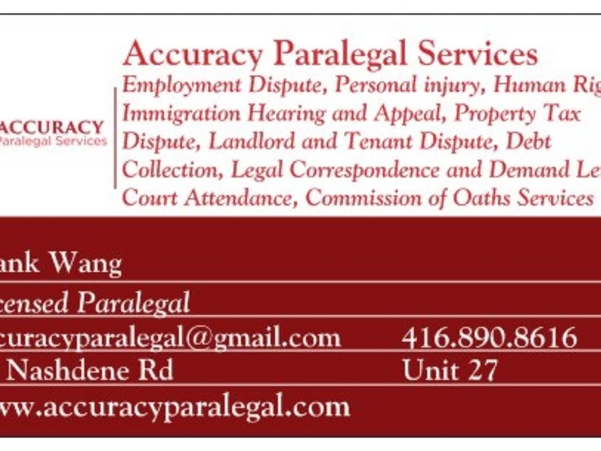 photo Accuracy Paralegal Services