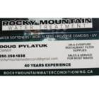 Rocky Mountain Water Conditioning - Service et équipement de traitement des eaux
