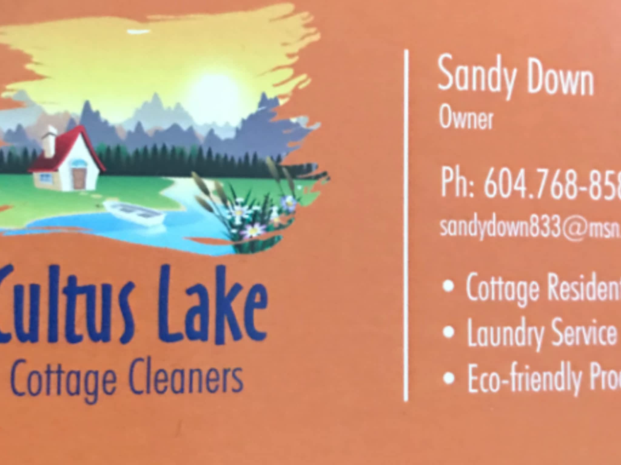 photo Cultas Lake Cottage Cleaners